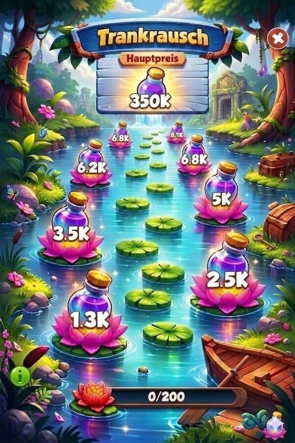 Vorschau auf das Trankrausch Event mit der magischen Stufenleiter