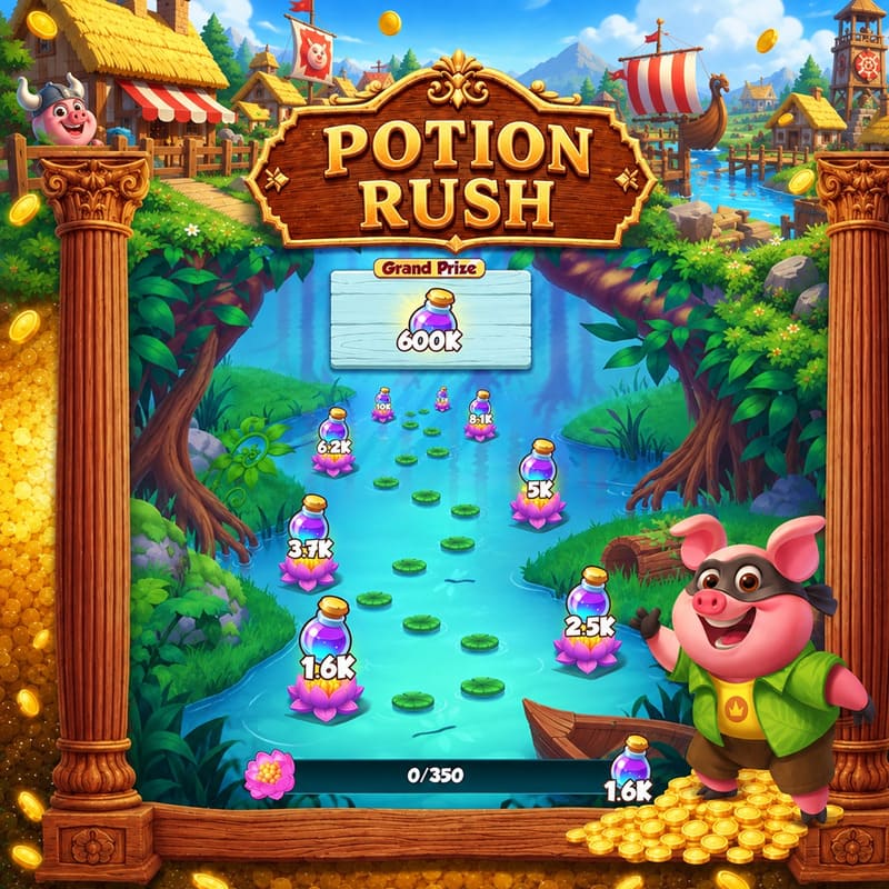 Coin Master Potion Rush Event