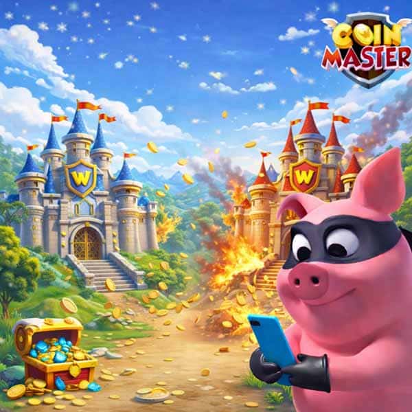 Übersicht des Coin Master Teamschloss Events mit Allianz-Fortschritt